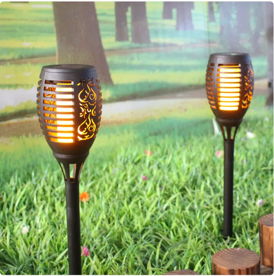 Solar Flickering Flame Light