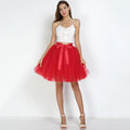 Women Clothing Tutu Skirt Layers Mesh Tulle Skirt
