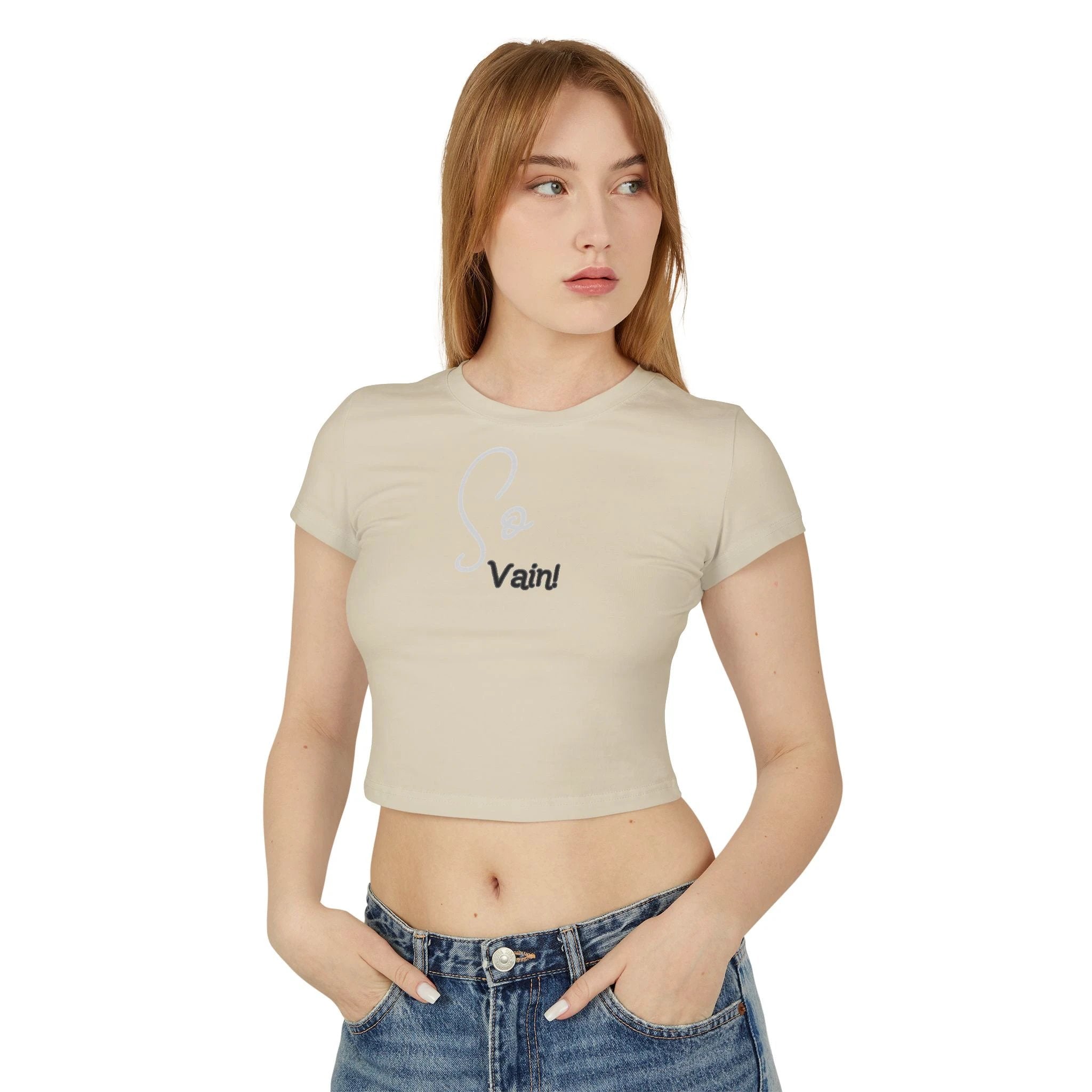 So vain Women's Crop Tee