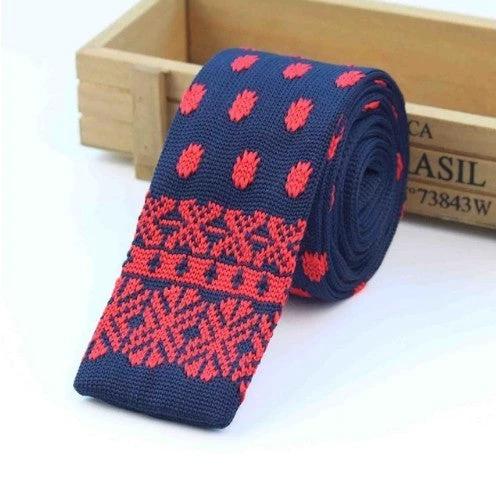 Men's Knitted Leisure Striped Ties