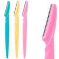 10pcs Exfoliating Dermaplaning Eyebrow Razor - Facial Hair Remover Women Beauty Makeup Skin Care Tools