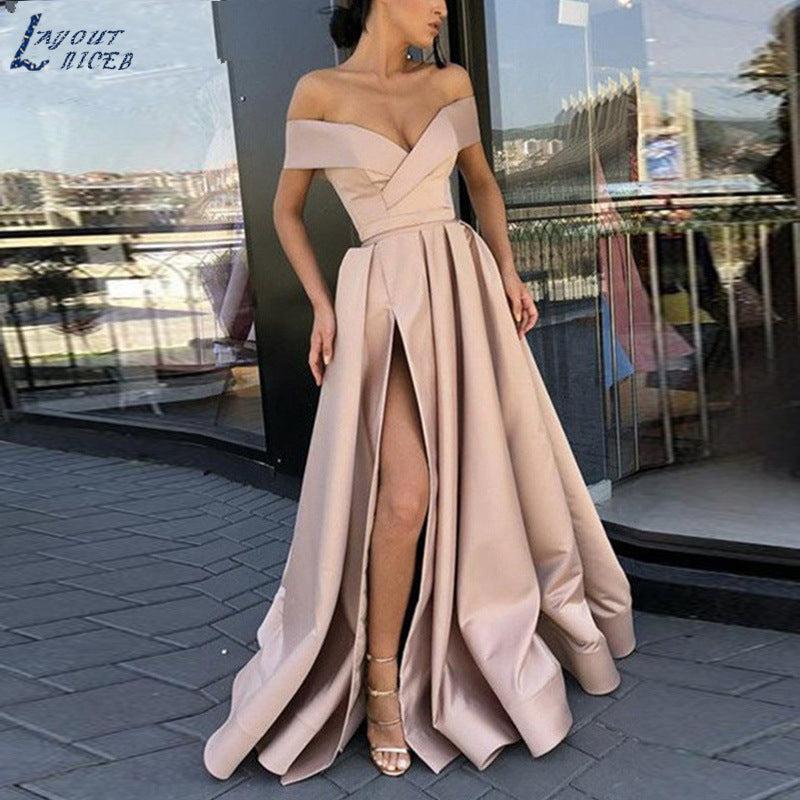 Women Dress Dress Summer Dress Deep V Plunge neck Satin Multicolor Dress