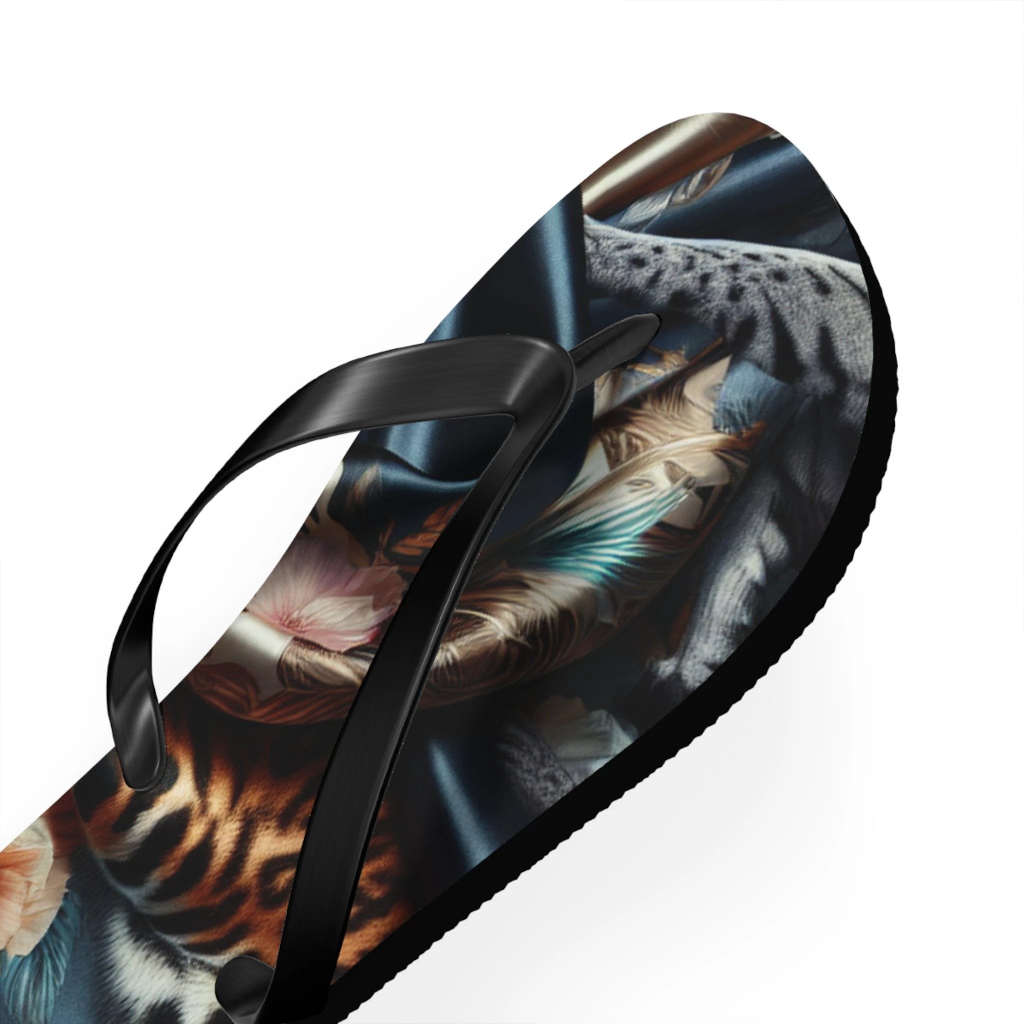 Boho Chic Flip Flops - Trendy Summer Footwear for Beach Days, Pool Parties, Casual Outings, Vacation Essentials, Gift for Her