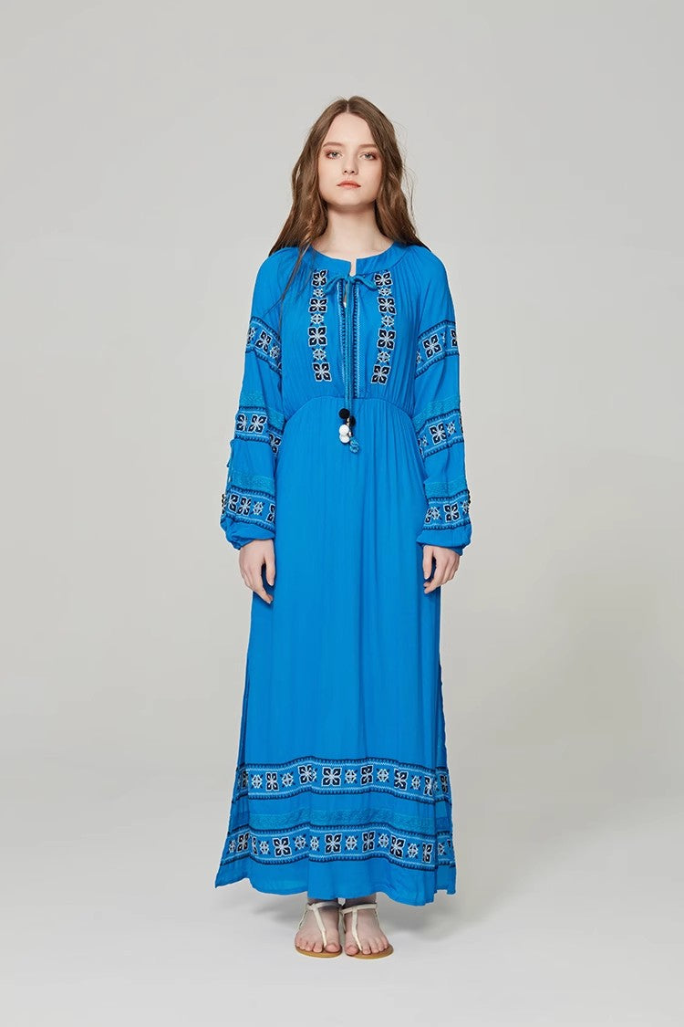 Temperament Romantic Embroidery Hollow Ball Decorative Dress