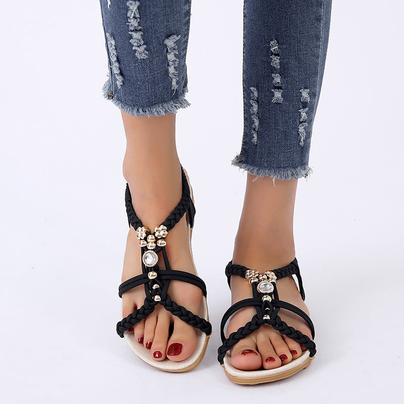 2023 Women's Casual Sweet Flat Fish Mouth Sandals