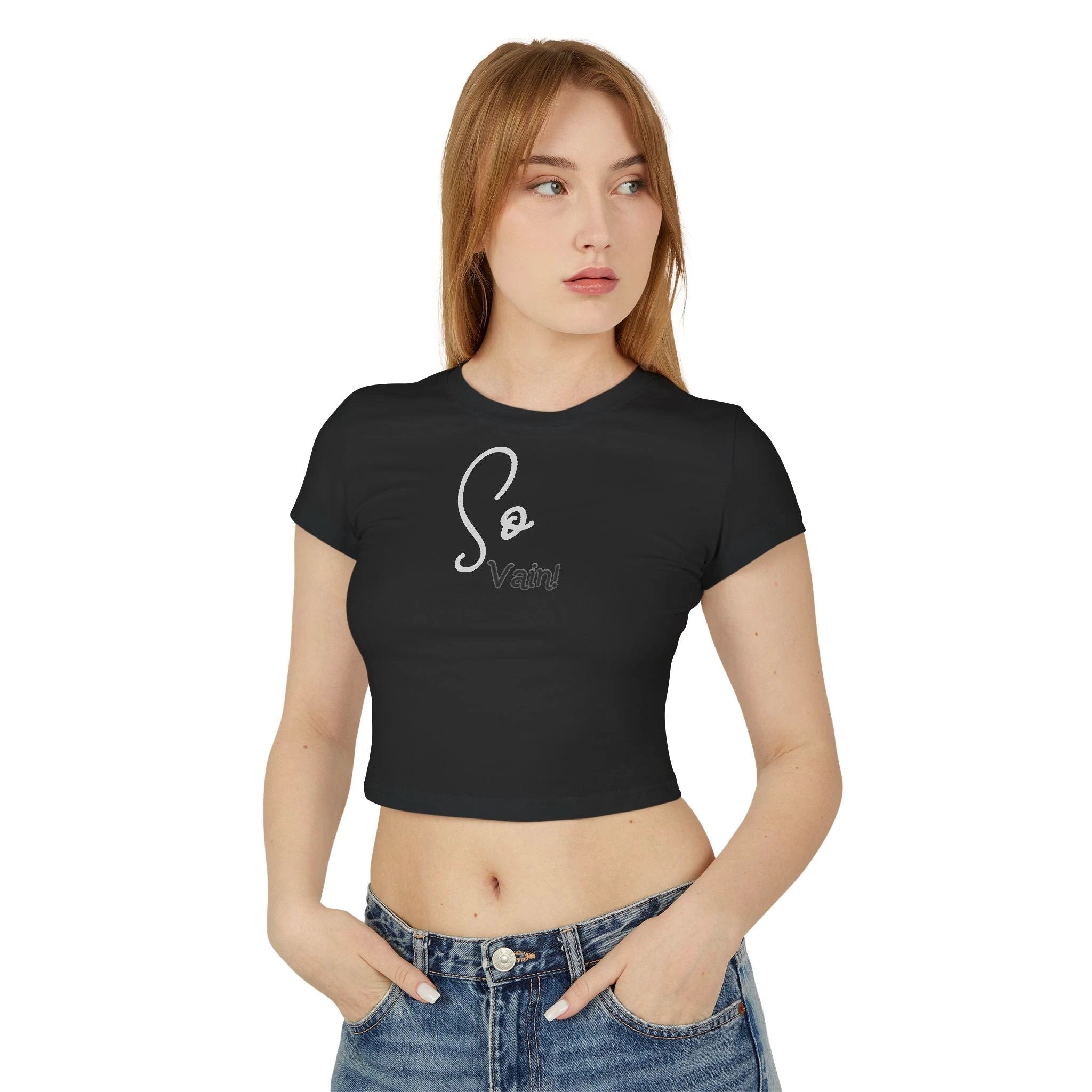 So vain Women's Crop Tee