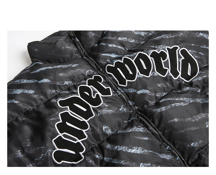 Men's National Tide Padded Jacket Winter Thickened Baseball Jacket