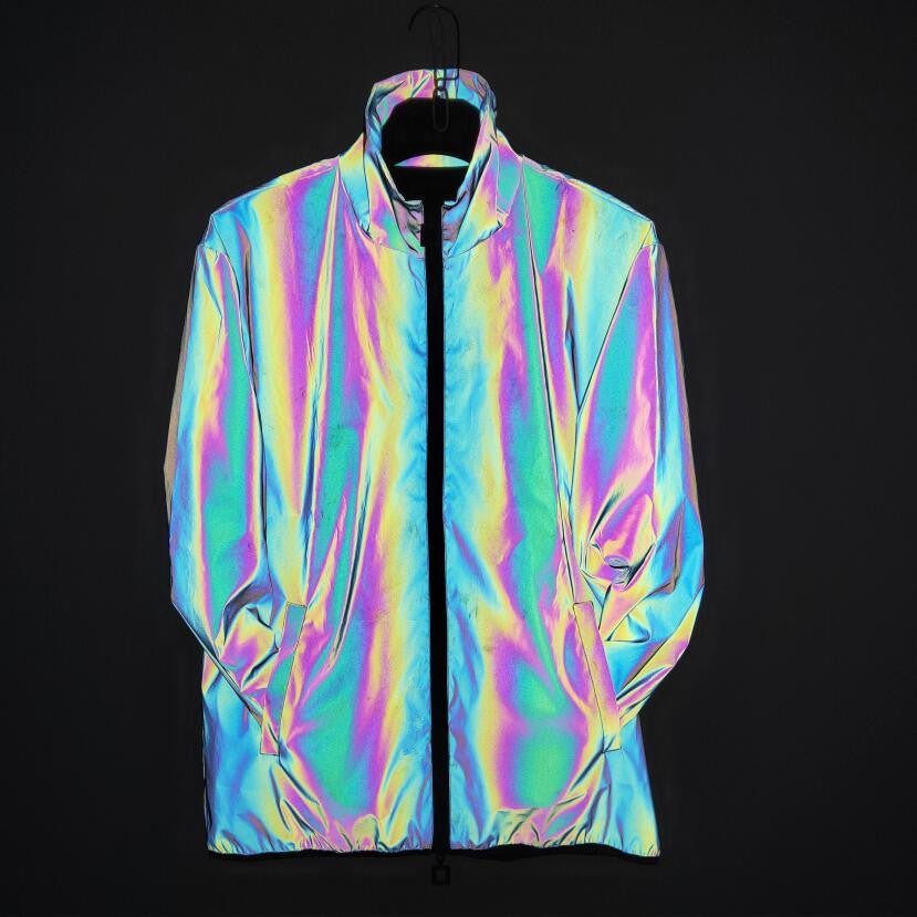Reflective lapel jacket