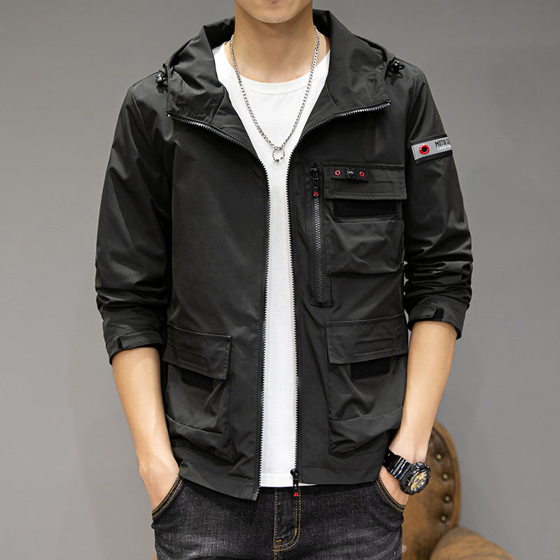 Casual Jacket Oversized Men's Work Jacket Clothes