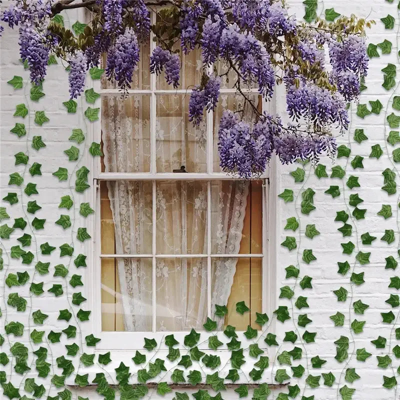 12pcs ivy green garland string – living room artificial plants
