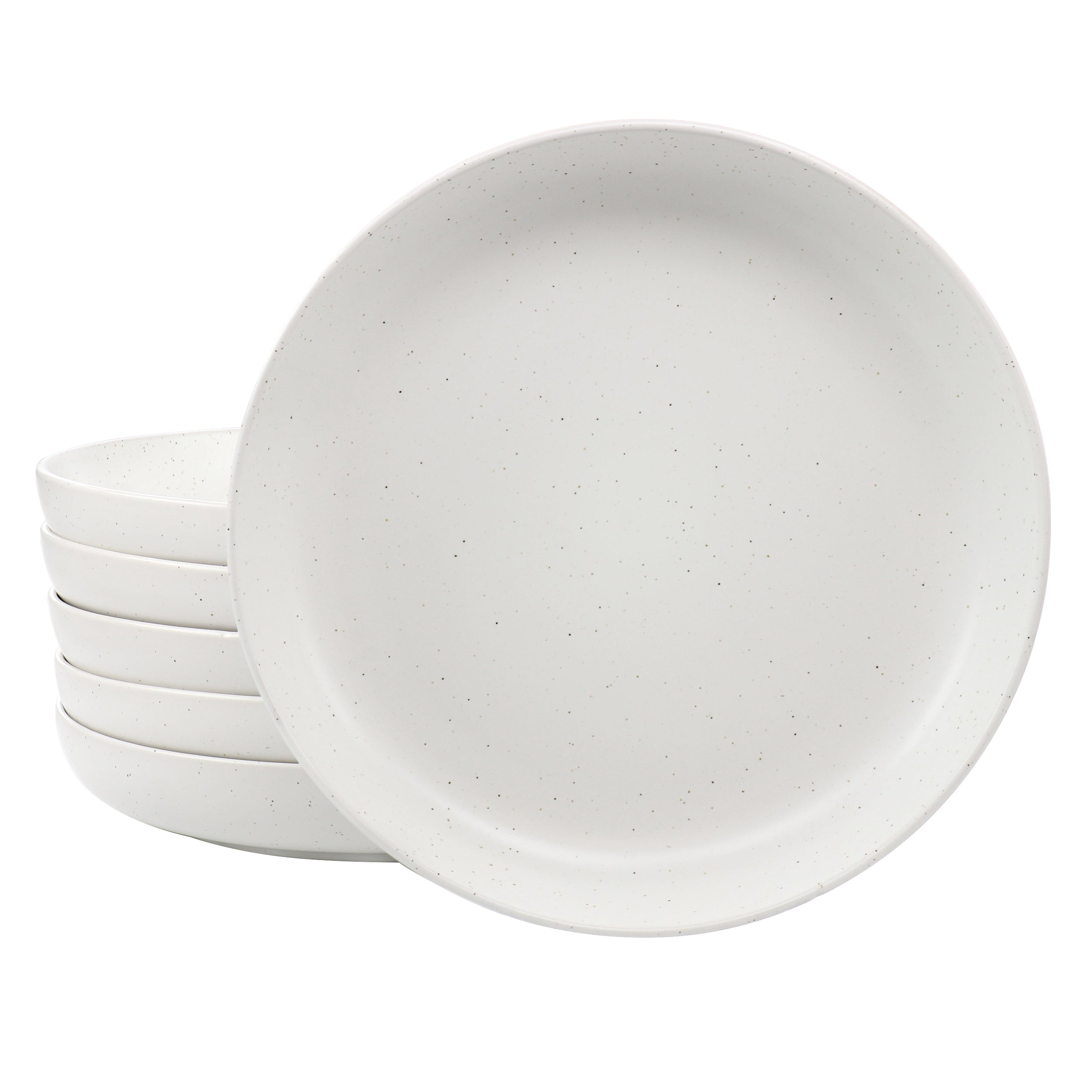Studio 3B Mio 6 Piece 9.5 Inch Round Stoneware Bowl Set in Sea Salt