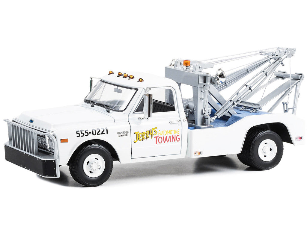 1969 Chevrolet C-30 Dually Wrecker Jerry’s Towing "Fall Guy Stuntman Association" "The Fall Guy" (1981-1986) TV Series 1/18 Diecast Model Car by Greenlight