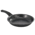 Gibson Home Delhi 9.5 Inch Round Nonstick Carbon Steel Frying Pan in Black