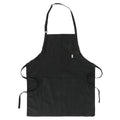Babish 32 x 27 Inch 100% Cotton Apron With Front Pockets and Adjustable Strap in Black