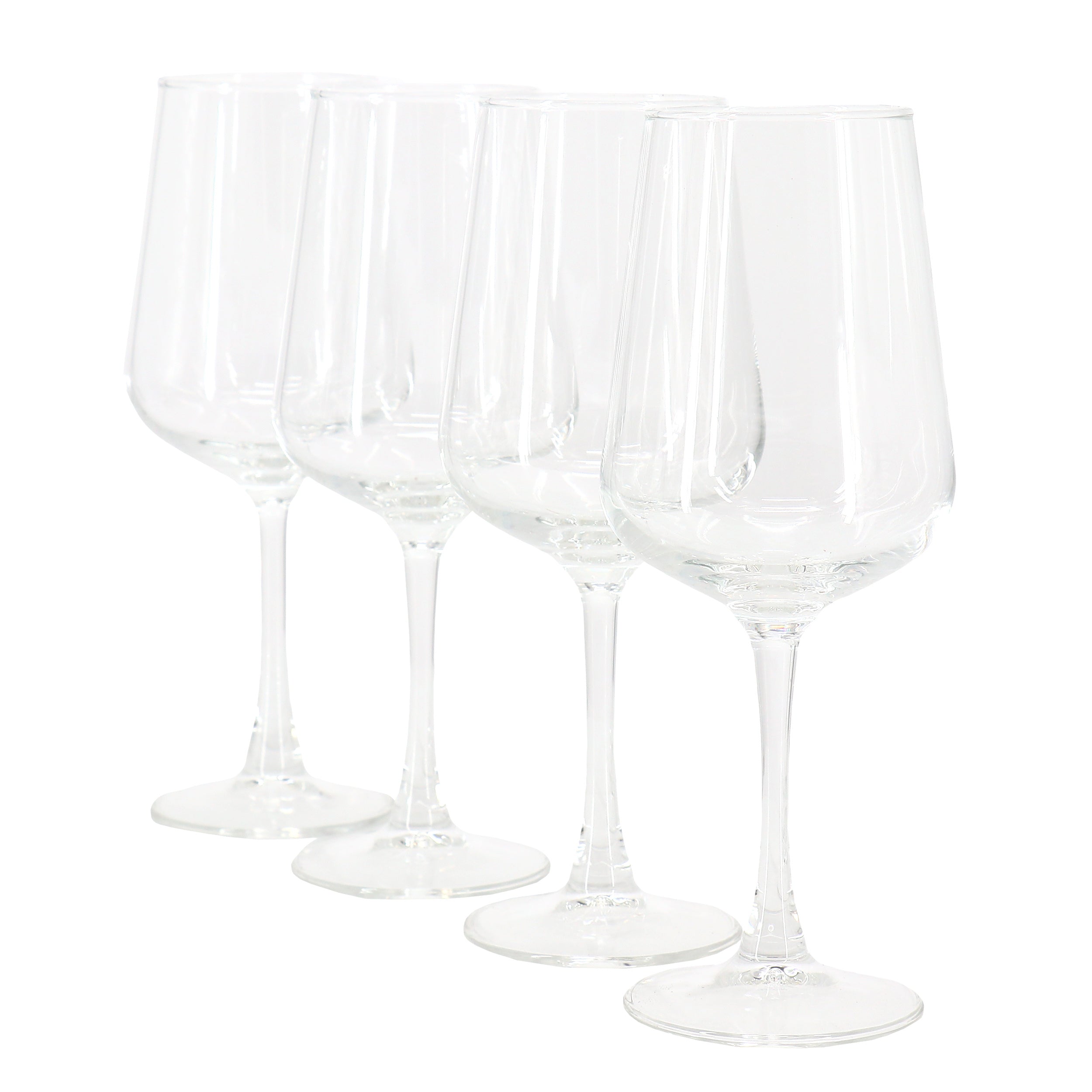 Gibson Home Belinni 4 Piece 15.4 Ounce Classic Wine Glass Set