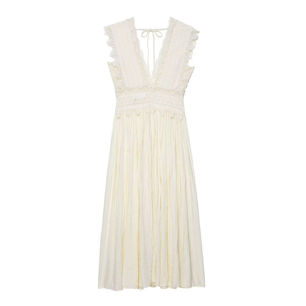 Elegant Women Clothing Lace Strap Dress