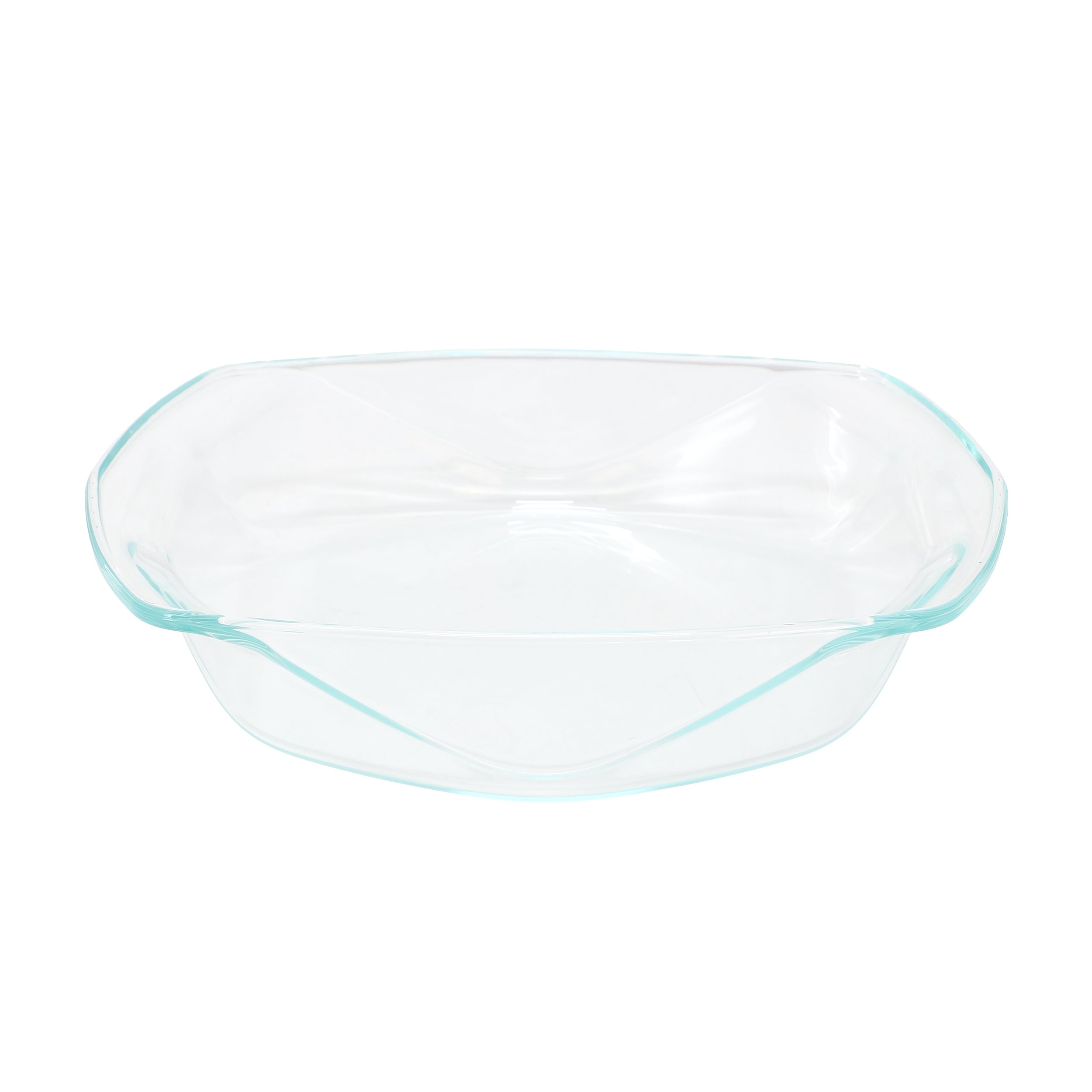 Soho Lounge Carnegie Hill 12 inch x 10 Inch x 2.6 Inch Tempered Glass Roaster Pan with Built-in Handles