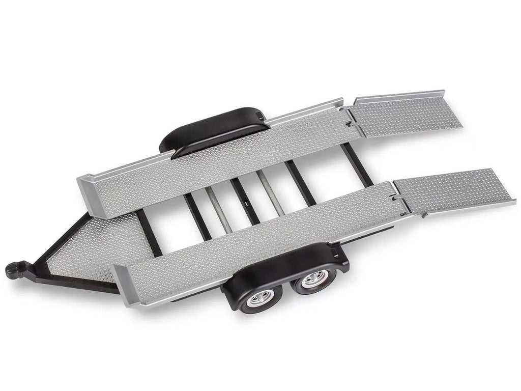 Level 3 Model Kit 1978 Chevrolet Off-Road 4x4 Pickup Truck and "Malibu Grand Prix" Virage with Trailer "Fantasy Formula" 1/25 Scale Model by Revell