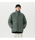 Plain letter down jacket