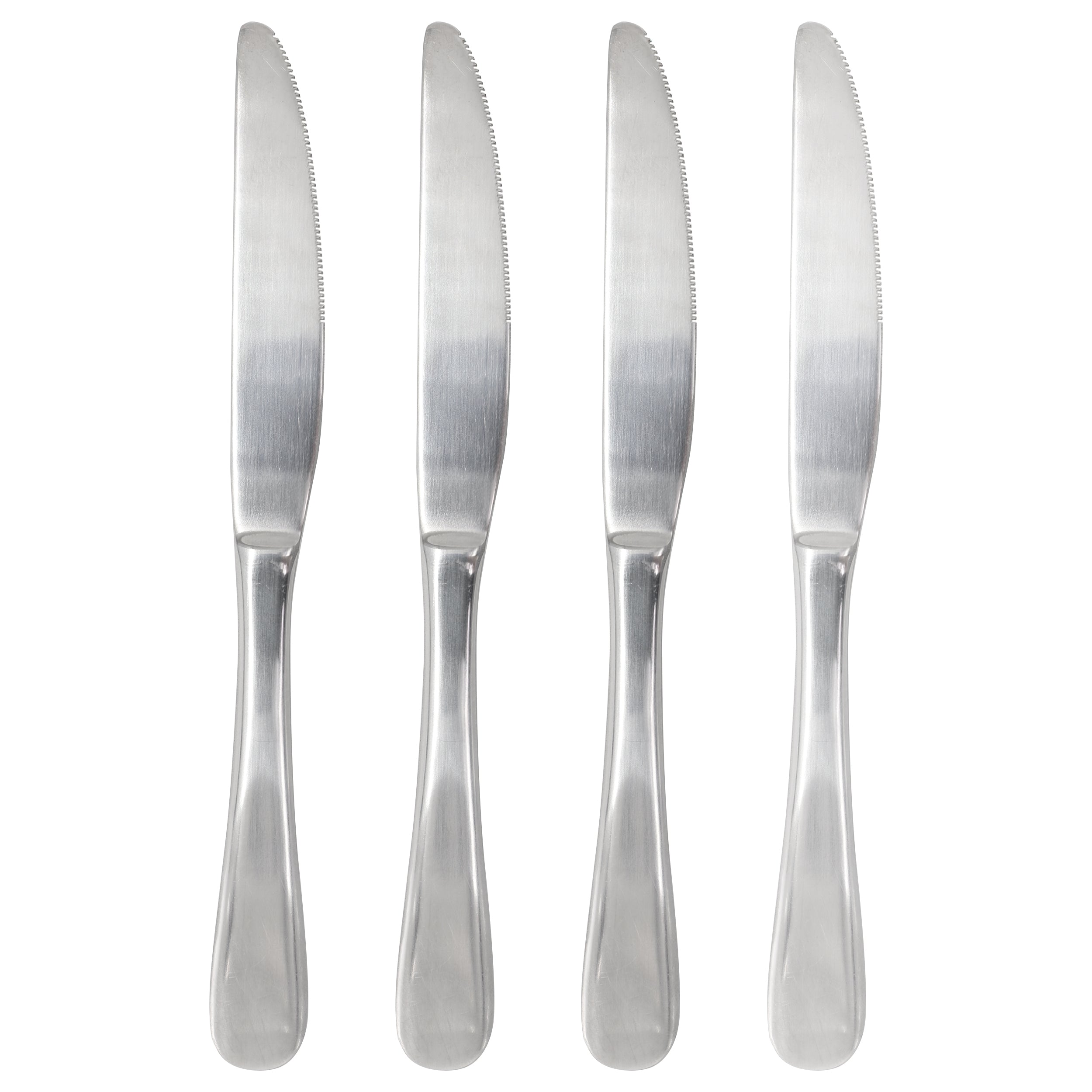 Gibson Home Manchester 4 Piece Stainless Steel Dinner Knife Set