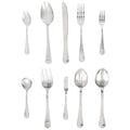 Gibson Home Aberdeen Court 45 Piece Stainless Steel Flatware and Serving Set
