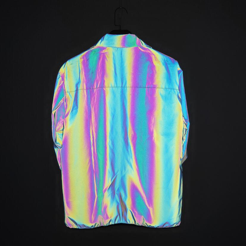 Reflective lapel jacket