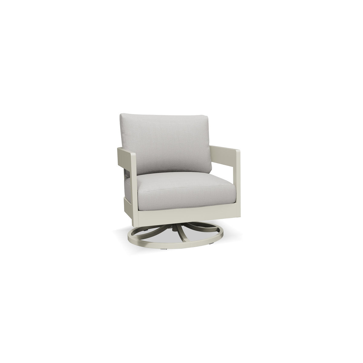 Aconcagua 4-Piece Aluminum Living Room Set With Swivel Chairs