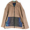 New Double-Sided Wear Colorful Reflective Jacket Men's Warm Jacket