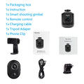 360 Degree Face Tracking Camera with Intelligent Pan and Tilt Functionality for Podcasts and Live Streaming
