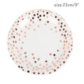 Disposable Tableware Set For Paper Plate Table