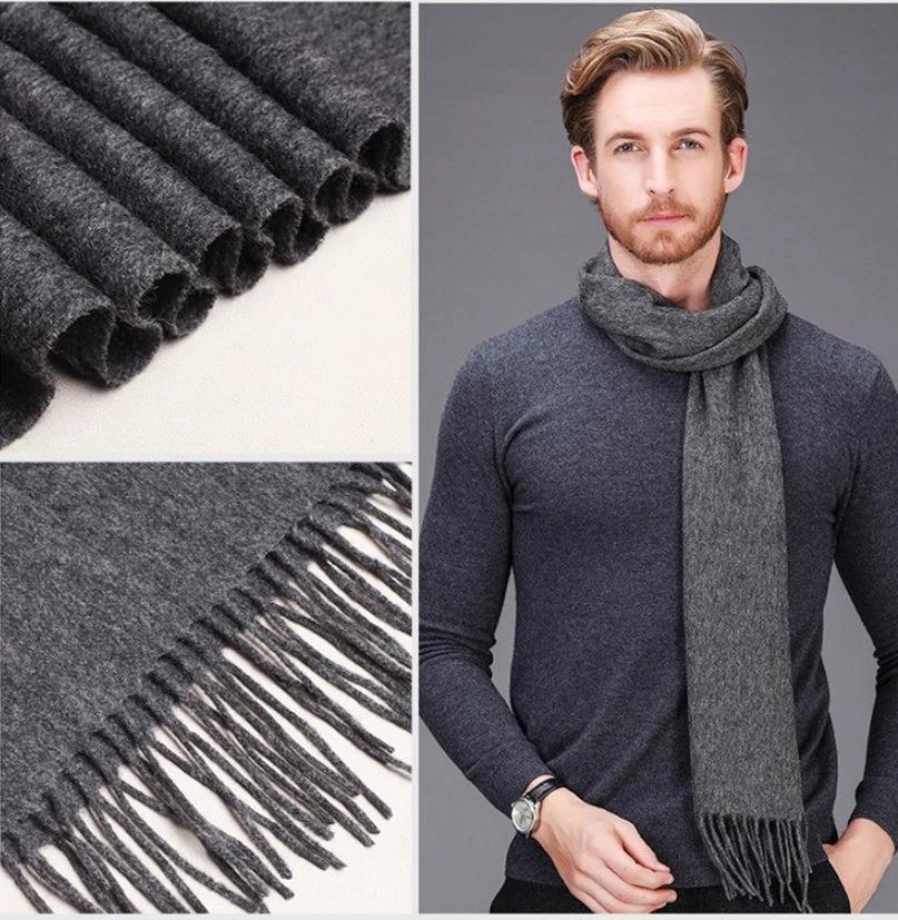Men's Solid Color Scarf