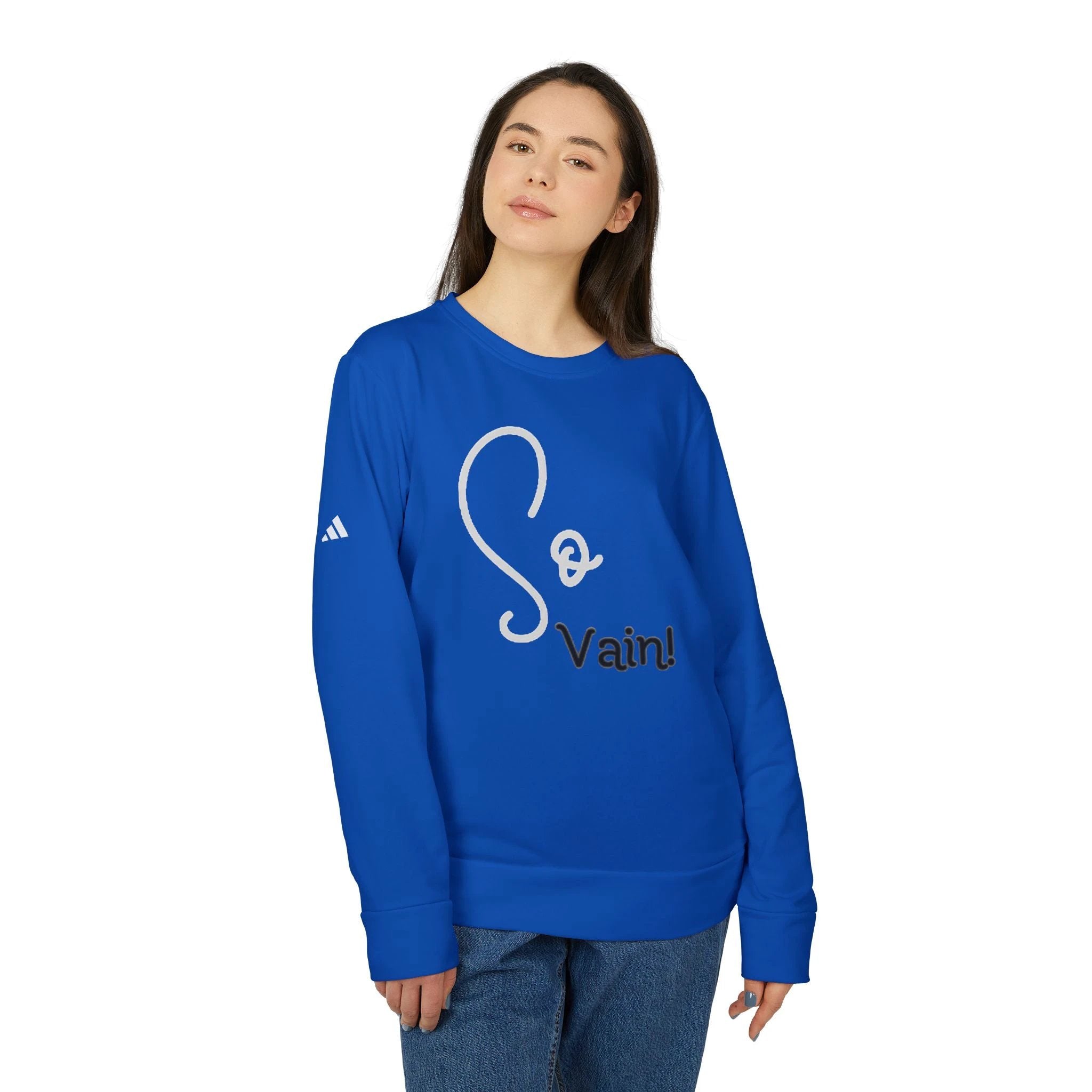 adidas Unisex Fleece Crewneck Sweatshirt So Vain