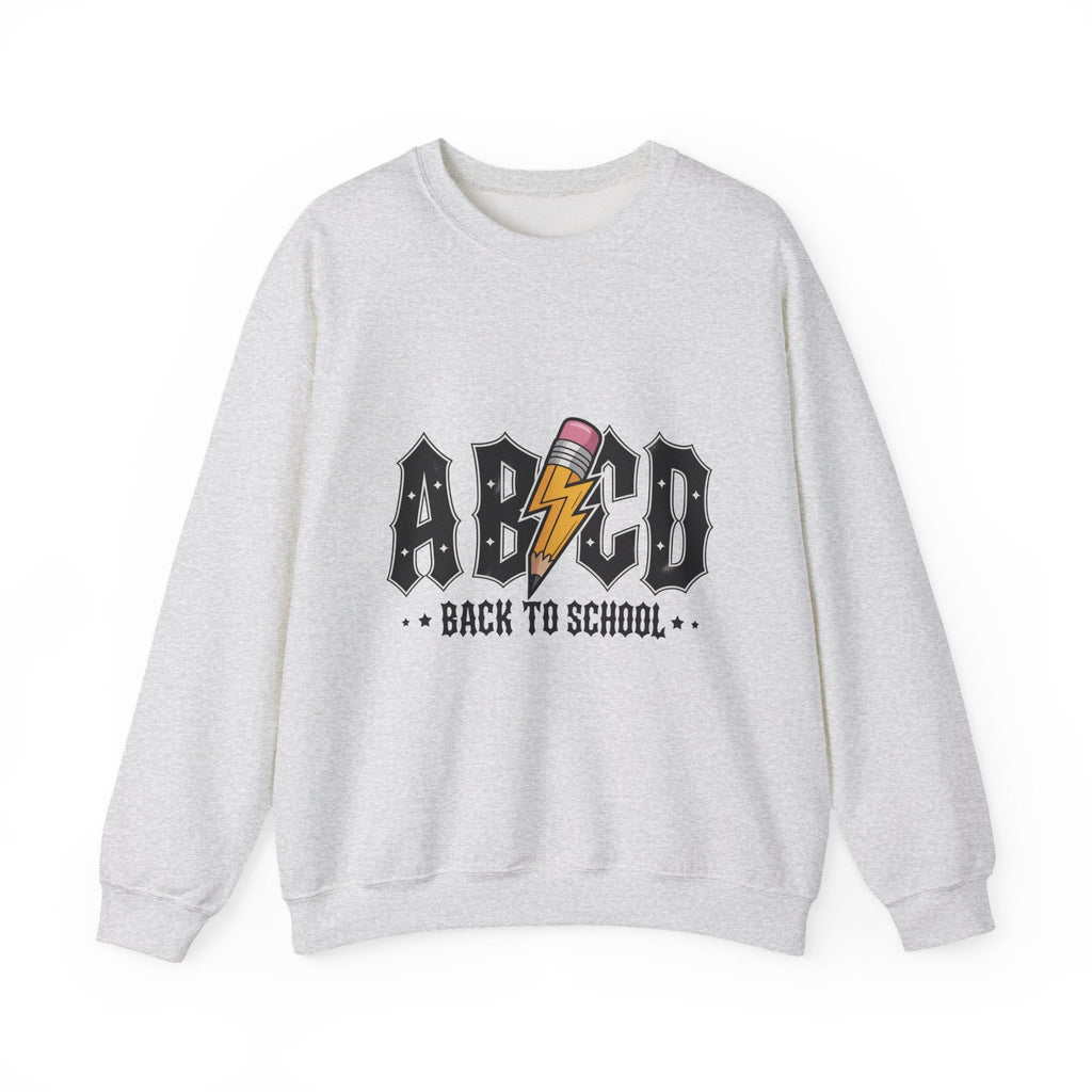Back to School Crewneck Sweatshirt, Unisex Sweatshirt, Lightweight Sweater, School Apparel, Teacher Gift, Trendy Fashion