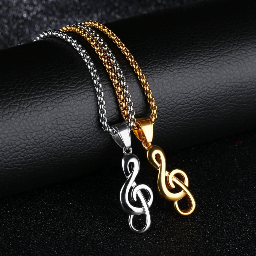 Music Symbol Necklace For Men