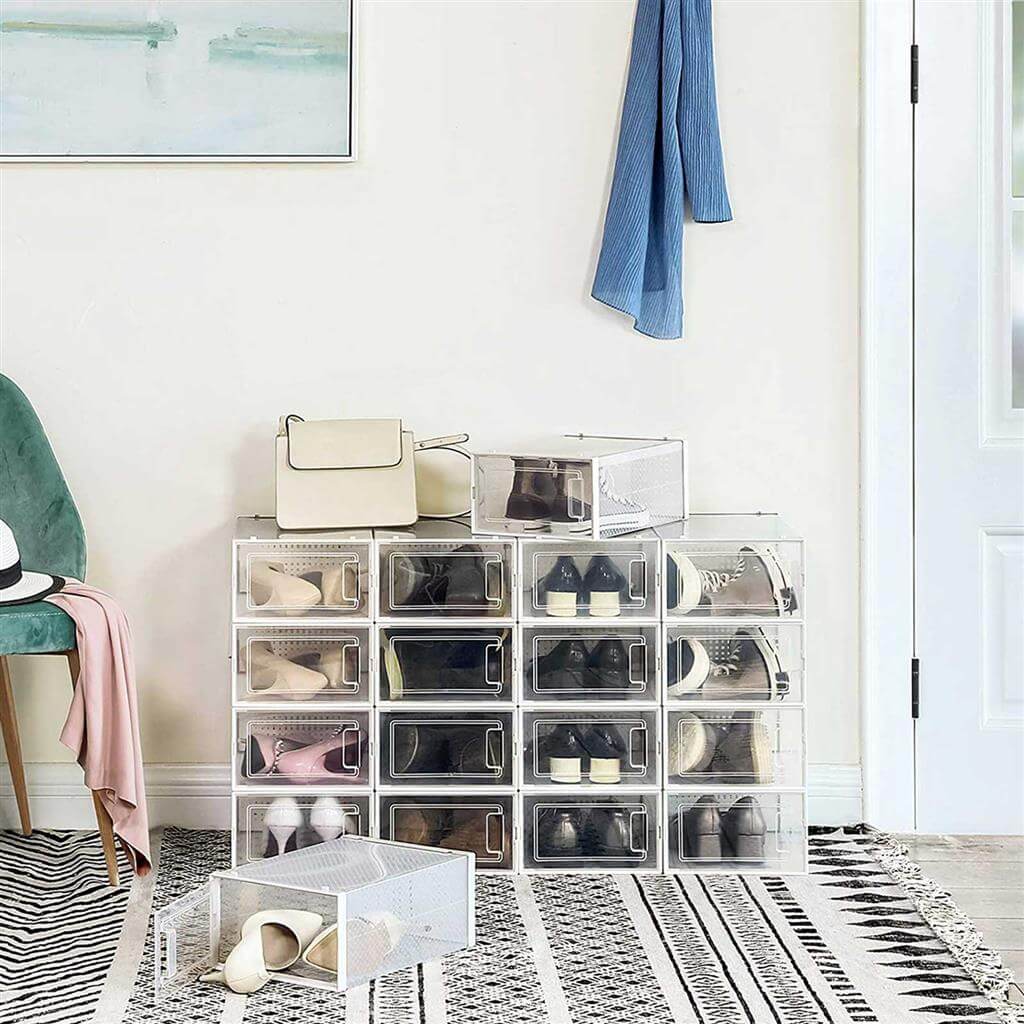 18-Stackable Shoe Boxes