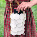 Imitation Shell Bag Little Fairy Fish Scale Bag Magnetic Disk Handmade Beaded Bag