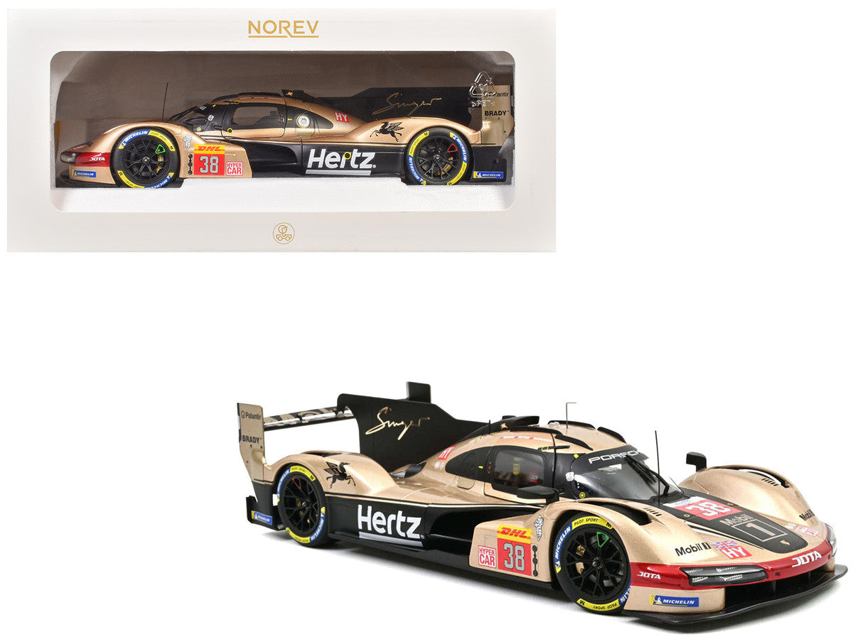 Porsche 963 #38 Jenson Button - Phil Hanson - Oliver Rasmussen "Hertz Team Jota" "Lone Star Le Mans" (2024) 1/18 Diecast Model Car by Norev