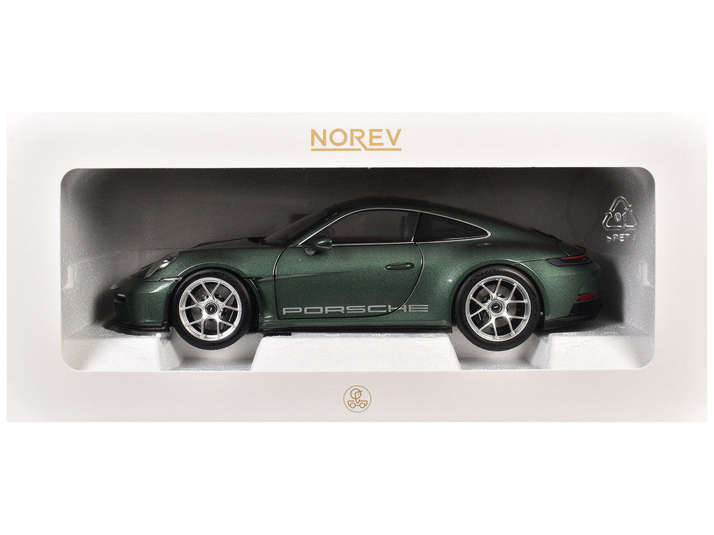 2023 Porsche 911 S/T Malachite Green Metallic 1/18 Diecast Model Car by Norev