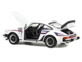 1980 Porsche 911 Turbo 3.3 White with Blue and Red Graphics 1/18 Diecast Model Car by Norev