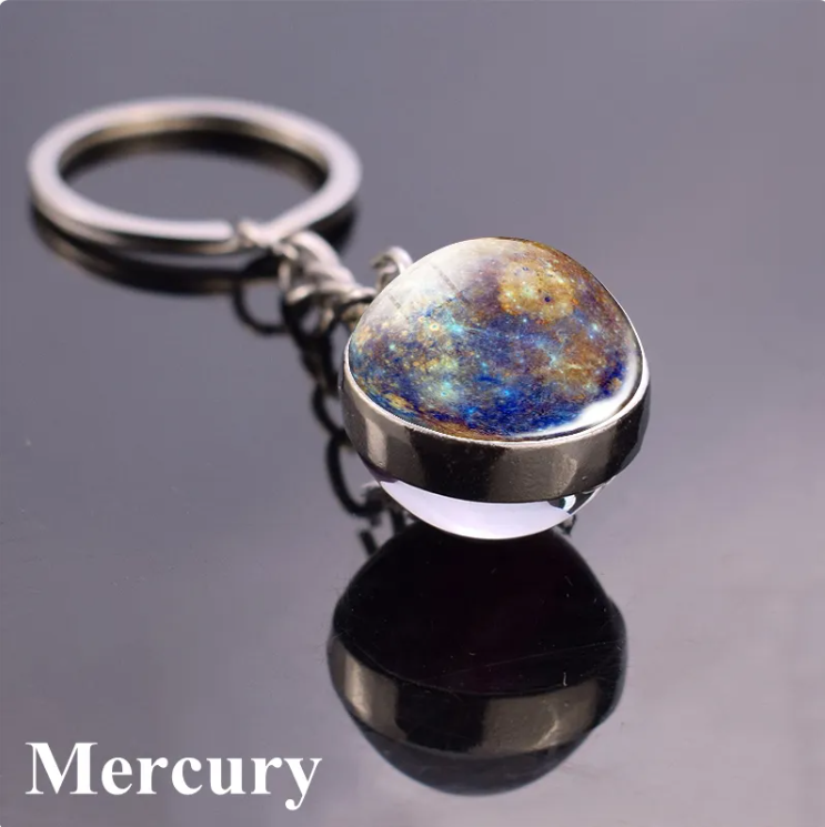 Solar System Planet Key Ring