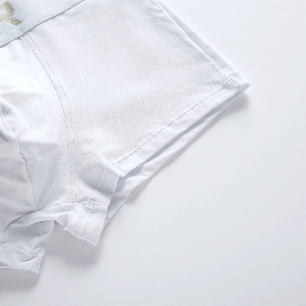 Men's Purified Cotton Low Waist Breathable Comfortable Solid Color Underwear