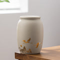 Stoneware Purple Sand Tea Caddy Sealed Storage