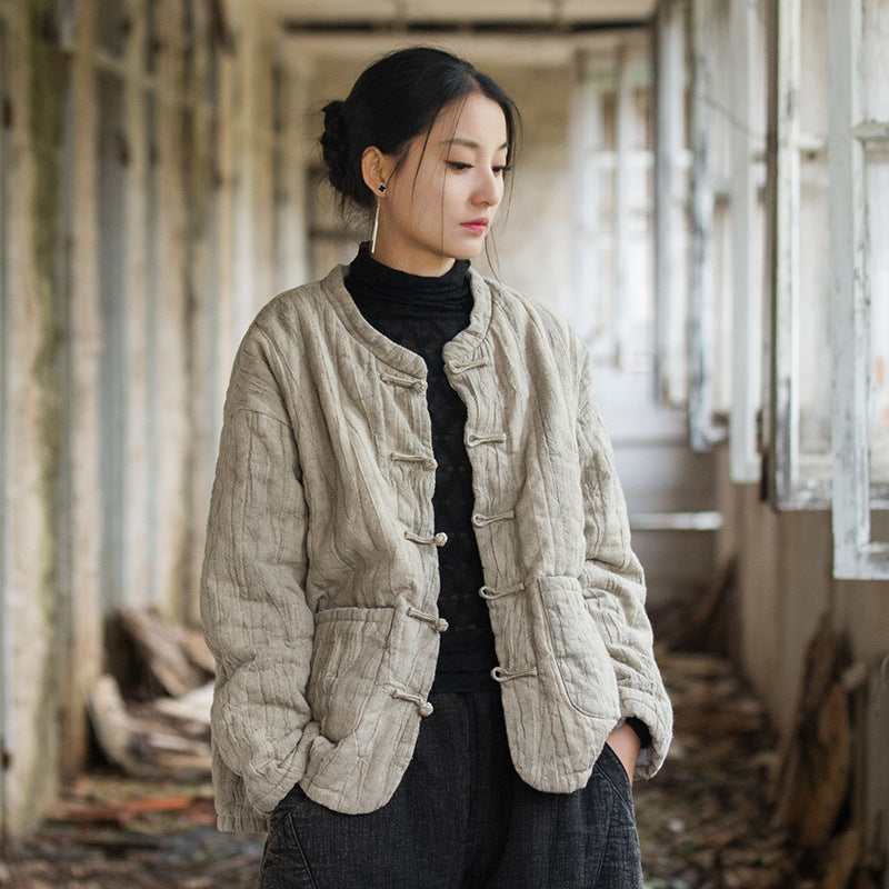 Tie-dyed Quilted Warm-keeping Clothing Cotton Jacket