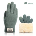 Fall And Winter Touchscreen Gloves For Men With Fleece Lining