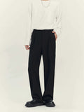Men's Business Casual Draping Loose Straight Pants