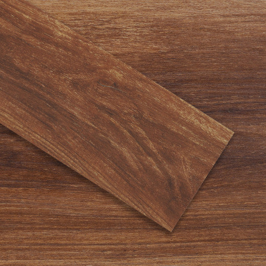 Set of 2 Floor Tile Vinyl Flooring Waterproof Vinyl Plank Flooring-Brown
