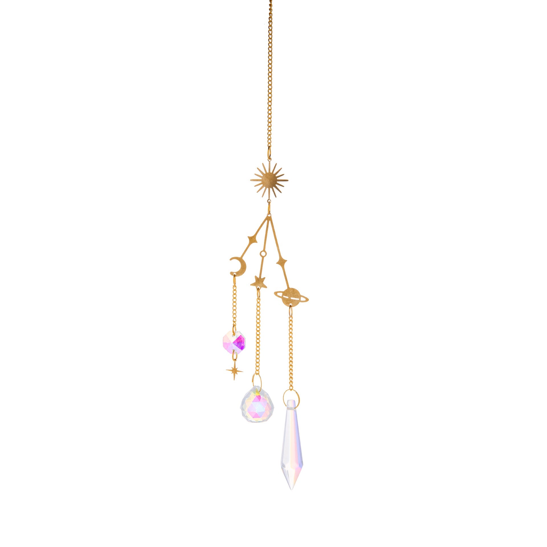 Galaxy Crystal Sun Catcher Lighting Wind Chime Pendant