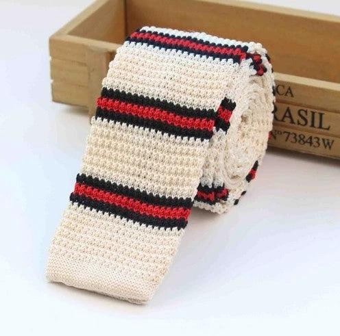 Men's Knitted Leisure Striped Ties