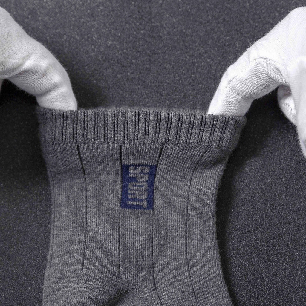 Men's 5 Pairs Breathable Cotton Mid-Tube Sweat-Absorbent Casual Trendy Socks