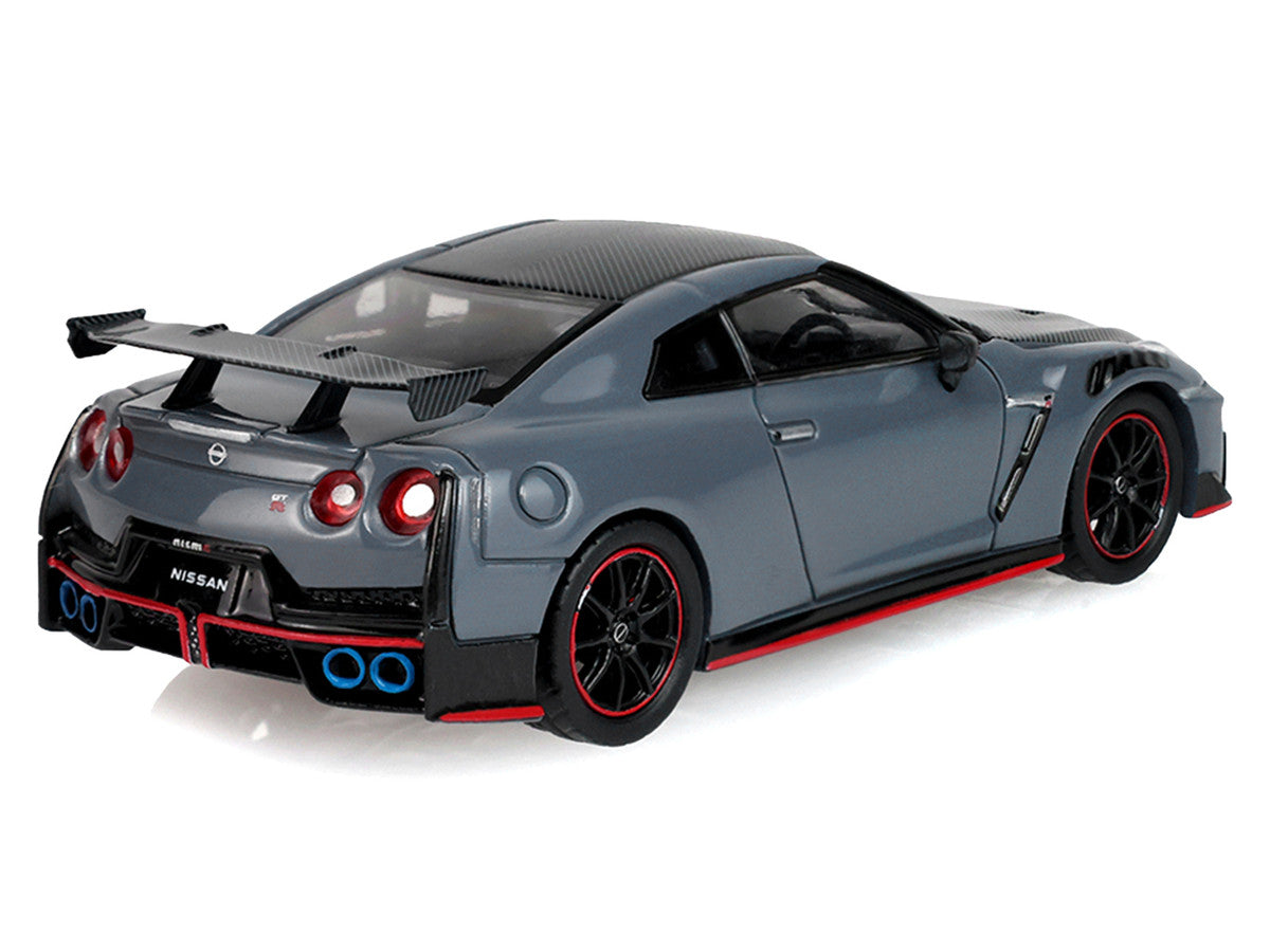 2024 Nissan GT-R (R35) NISMO RHD (Right Hand Drive) Stealth Gray with Carbon Top and Hood "Tokyo Torque" Series 10 1/64 Diecast Model Car by Greenlight